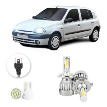 Imagem de Kit Lampadas Led Renault Clio 2002 2003 H4 20000lm - V10