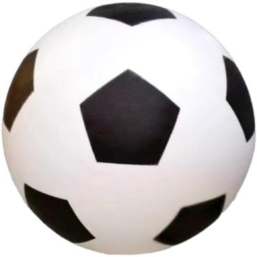 Imagem de Bola De Futebol em Vinil Pingo Dente De Leite 22Cm Infantil (Branco)