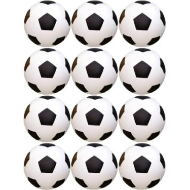 Imagem de 12x Bola De Futebol Vinil Pingo Dente De Leite 22Cm Infantil (Branco)