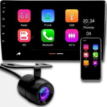 Imagem de Central Multimídia 9 Com Carplay E Android Auto Jr8 Com Camera De Ré B