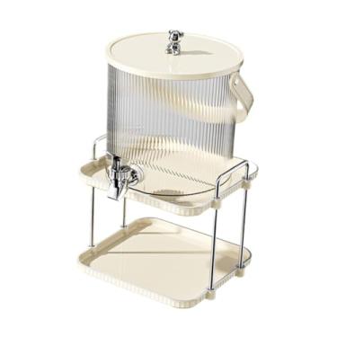 Imagem de SiaBiced Distribuidor de bebidas da geladeira jarro de água fria com garrafa de água de spigot bule para acampar para festas domésticas em casa limonada, com