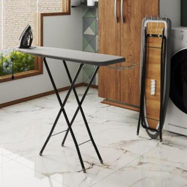 Imagem de Tábua De Passar Roupa Elegante Isabella Mesa Dobrável e Portátil Supor