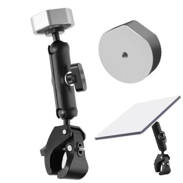 Imagem de Mini suporte Starlink, suporte de braçadeira multifuncional para trailer, compatível com adaptador de tubo original, braçadeira ajustável para trailer/poste/iate/campista/corrimão, tamanho do