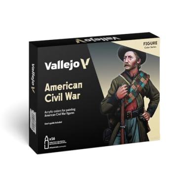 Imagem de Vallejo - Model Color American Civil War | Historical Miniature Kit | Authentic Color Palette Acrylic Paint Set | Precision Dropper Bottles | 16 bottles x 18 ml. (0.6 fl.oz.)