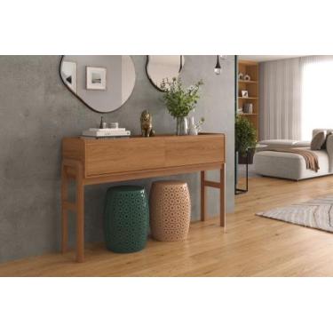 Imagem de Aparador Para Sala Com Pés de Madeira Elegance Lukaliam, JEQUITIBA