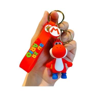 Imagem de Chaveiro 3D Super Mario Bros Para Crianças, Pingente De Bolsa Escolar,