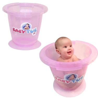 Imagem de Banheira Babytub Tradicional Rosa 0 á 6 Meses