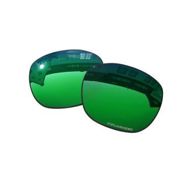 Imagem de Lentes de substituição OOWLIT compatíveis com óculos de sol Oakley Garage Rock, Emerald Combine8™ Polarized, One Size