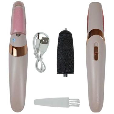 Imagem de Kit 2 Un Lixador Pés Elétrico de Pés Recarregável completo - LIXA DE P