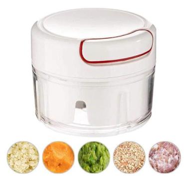 Imagem de Mini Processador De Alimentos Manual Alho Legumes - Temos