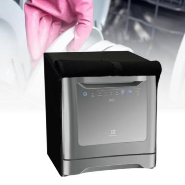 Imagem de CAPA PARA LAVA LOUÇAS ELECTROLUX 8 SERVIÇOS IMPERMEÁVEL (PRETO)