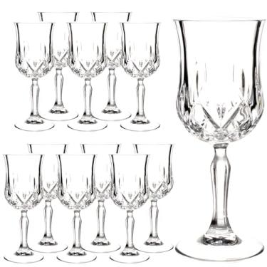 Imagem de YANGNAY Conjunto de taças de vinho de 340 a 200 ml para vinho tinto ou branco, ideal para uso diário e ocasiões especiais, lavável na lava-louças