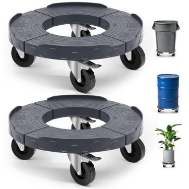 Imagem de Lata de lixo Dolly Nefish atualizada com rodas de 3 polegadas de 15-19