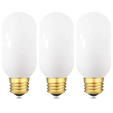 Imagem de LUMILECT Lâmpada E26 Edison regulável equivalente a 4W lâmpadas LED E26 40 watts luz do dia branca 5000K leitosa E26 AC120V 400lm lâmpada LED tubular T14 T45 para pingente, Sputnik, penteadeira