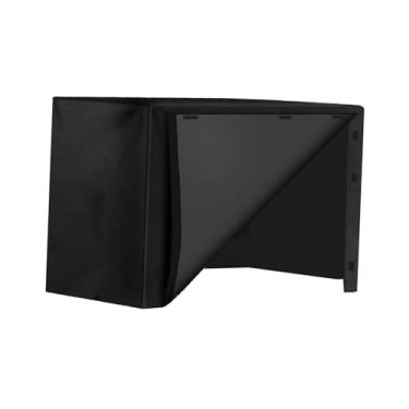 Imagem de WeiLaiKeQi Capa para suporte de lenha 420D Oxford, fácil de instalar e resistente para suporte de pilha de toras externo, capa protetora para de toras, 244x61x107cm