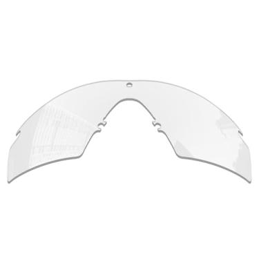 Imagem de Acefrog Lentes de reposição polarizadas de 1,5 mm para óculos de sol Oakley Si Ballistic M Frame 2.0/3.0, material atualizado, resistente a impactos - HD transparente não polarizado - 1,5 mm