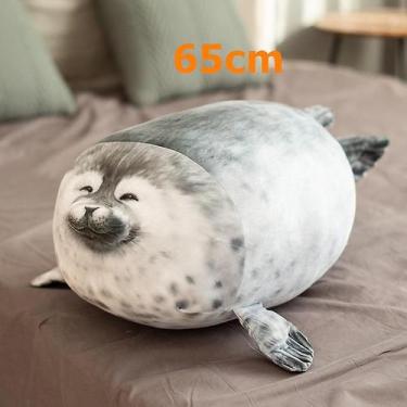 Imagem de 45-130cm grande leão macio pelúcia brinquedo bonito mar mundo animal m