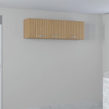 Imagem de Armário Aereo 3 Portas 120cm A843 Cristal Poquema