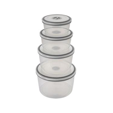 Imagem de Conj. Potes Electrolux 4pçs Herméticos Redondos