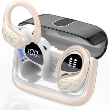 Imagem de Fones de ouvido sem fio Aptkdoe 75hrs Bluetooth 5.4 Headphone Sport