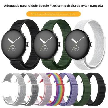 Imagem de Pulseira De Nylon Trançada Intercambiável Para Google Pixel Watch - Ac
