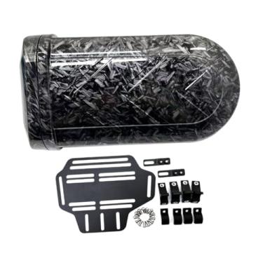 Imagem de Generic Caixa lateral para motocicleta, armazenamento para reparo com trava codificada, caixa lateral universal à prova d'água para ferramentas de, Textura