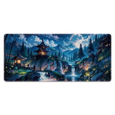 Imagem de Mouse Pad, tapete de mouse grande e estendido, 80x30cm, design ilumina