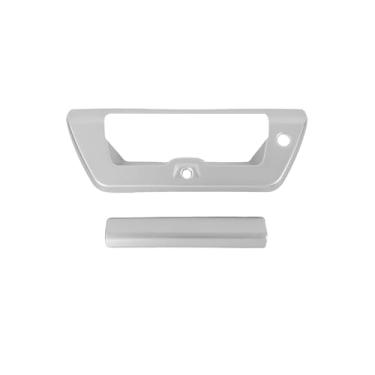 Imagem de CheroCar Para Ford F150 2015-2020 Tampa da maçaneta da porta traseira moldura decorativa, capas de maçaneta traseira externa automática