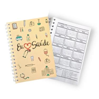 Imagem de Agenda Agendinha Personalizada Enfermagem Eu Amo Saúde - SEM MARCA