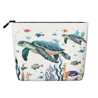 Imagem de Xalvyriehf Pequena bolsa de maquiagem para bolsa - bolsas de cosméticos para crianças, bolsa de higiene pessoal para meninos, meninas, viagens, artigos de higiene pessoal, bolsa organizadora de