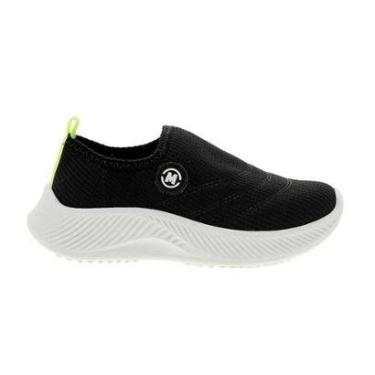 Imagem de Tênis Infantil Masculino Slip On Preto Branco Molekinho 2857.100-Masculino