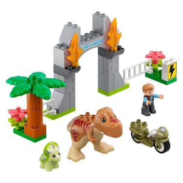 Imagem de Lego Duplo Fuga Dos Dinossauros T. Rex E Triceratops 10939