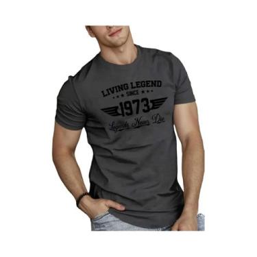 Imagem de Camiseta Masculina De Verão Estampada Microelástica Respirável Com Gol