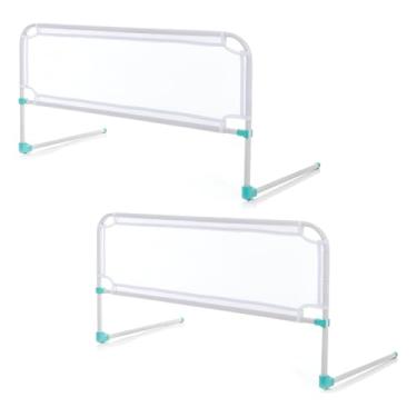 Imagem de Grade De Proteção Reforçada Portátil Desmontável grade de protecao para cama(02 unidades)