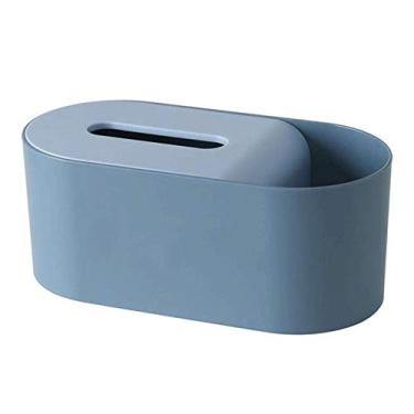 Imagem de Capa de caixa de lenços criativos caixas de papel para guardanapo organizador de mesa de carro doméstico suporte de controle remoto caixa de armazenamento de cosméticos de maquiagem (cor: D)