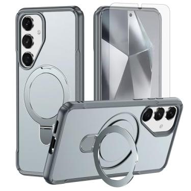 Imagem de Asuwish Compatível com capa de telefone S25/S24 JS US cinza