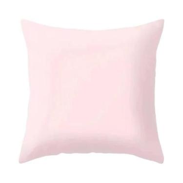 Imagem de Capa De Almofada De Poliéster Rosa, Branca, Preta E Verde 45x45cm Para