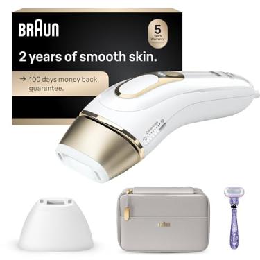 Imagem de Braun IPL Silk·Expert Pro 5 PL5157 de última geração IPL, redução permanente de pelos visível, presentes de Natal para mulheres e homens, sistema de remoção de pelos em casa com bolsa macia e cabeça