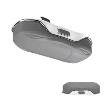 Imagem de Suporte Para Óculos De Sol De Carro Portátil Em ABS Anti-Risco, Estojo