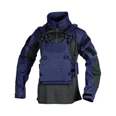 Imagem de Camisa Tática Camo Com Capuz Para Homens, Vestuário De Resistência Par