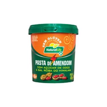 Imagem de Pasta de Amendoim com Açúcar de Coco e Sal Rosa do Himalaia Pote Sem G