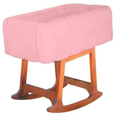 Imagem de Moises Balanço Com Colchão Para Baby Cor Rosa Bebe