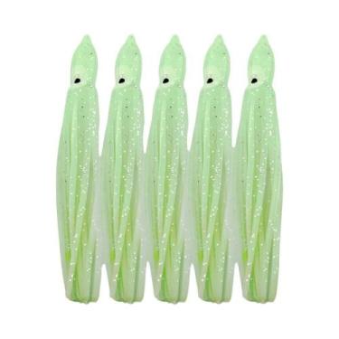 Imagem de 60-200mm Soft Octopus Isca Hoochies Saia de Lula Isca de Corrico PVC L