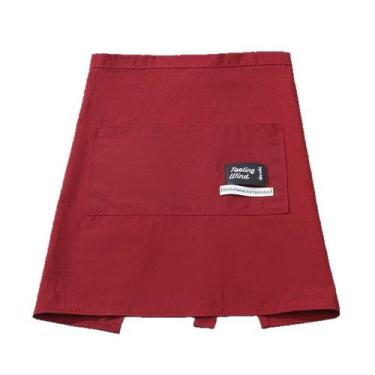 Imagem de Avental curto resistente à água meio unissex com bolso frontal - Yiwei