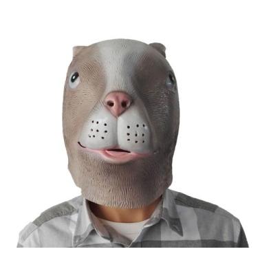 Imagem de Headgear Rabbit Animal Latex Máscara para festa à fantasia - yiweisai