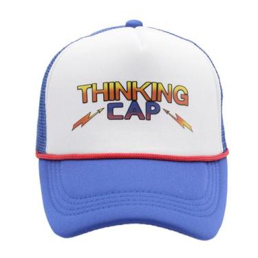 Imagem de Boné de beisebol Thinking Caps Anime Snapback Hat Poliéster - yiweisai