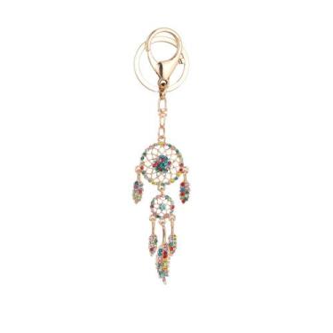 Imagem de Chaveiro Fashion Dreamcatcher para mulheres com strass de cristal - Yi