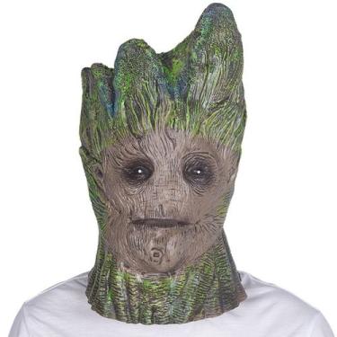 Imagem de Máscara de cosplay de Halloween Guardiões da Galáxia Groot Latex - yiw