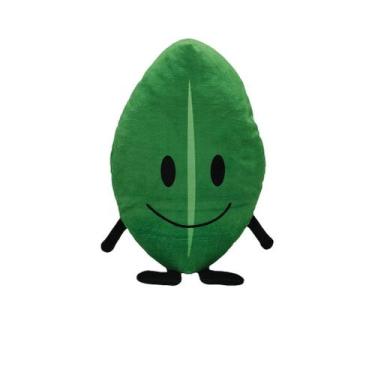 Imagem de Boneca de brinquedo de pelúcia Green Leafy Anime 40cm em verde - yiwei
