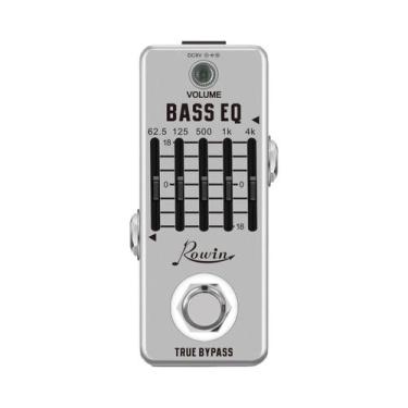Imagem de Mini Pedal De EQ De 5 Bandas Para Baixo Rowin LEF-317B True Bypass Equ